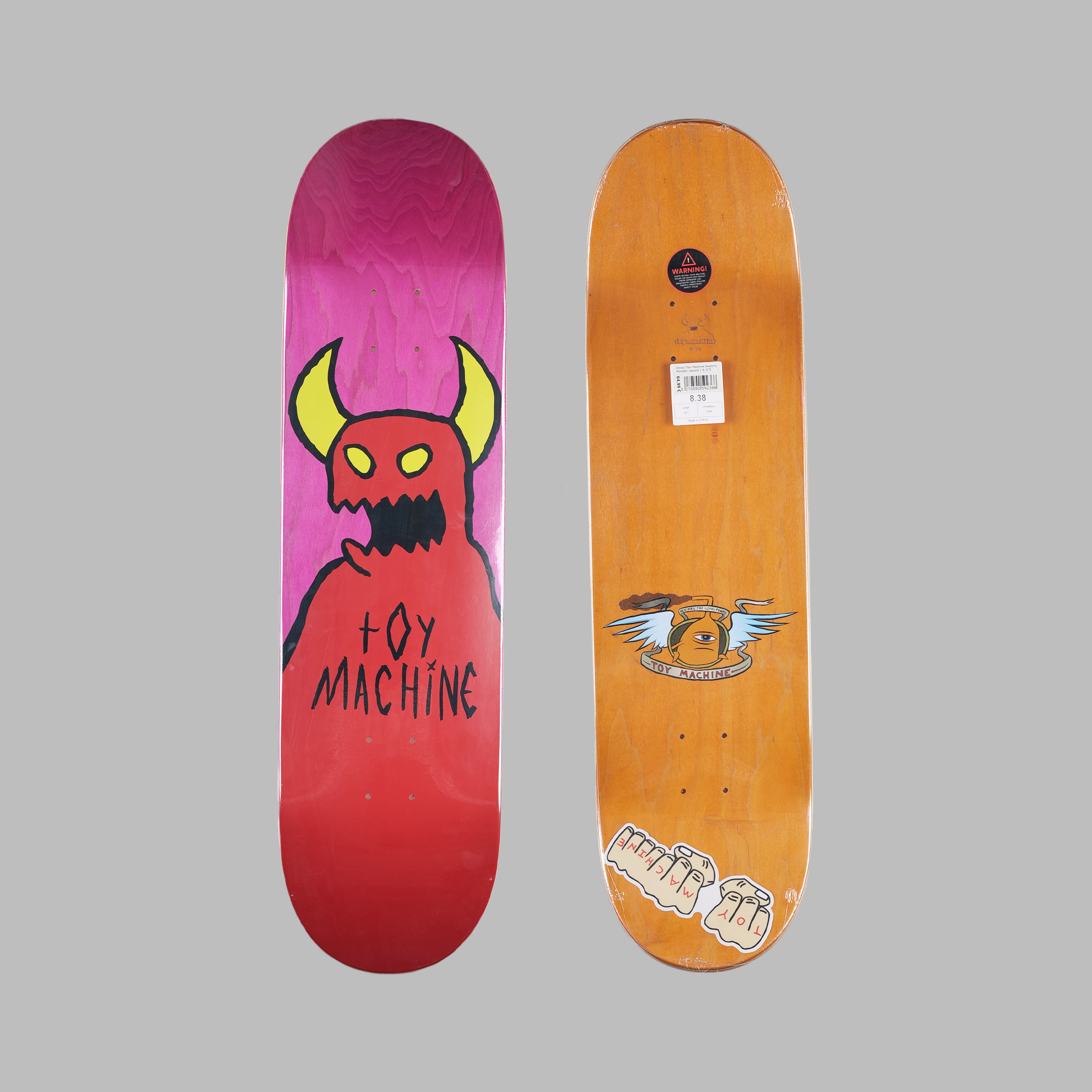 TOY MACHINE DECK 8.38