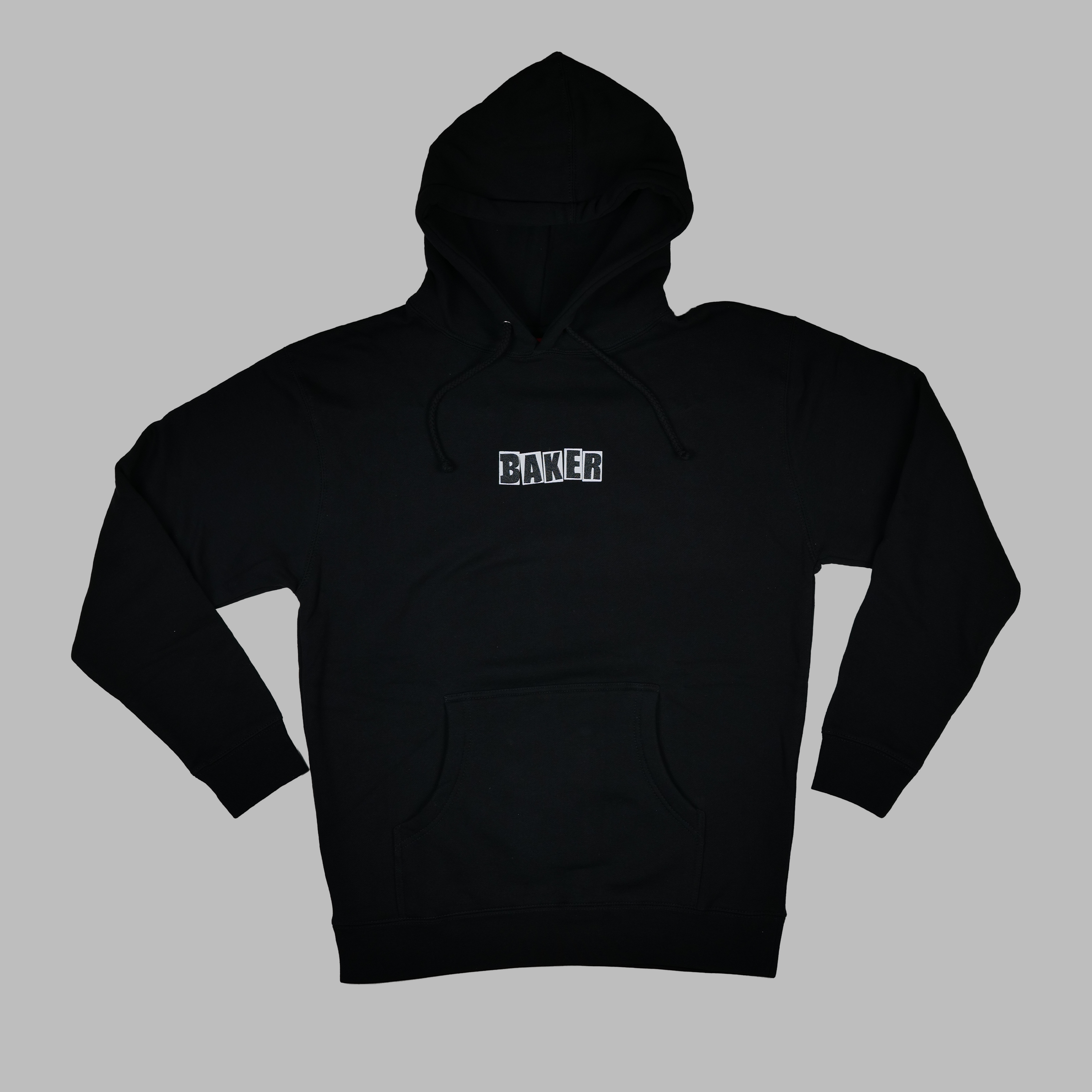 BAKER BRAND LOGO HOODIE BLACK