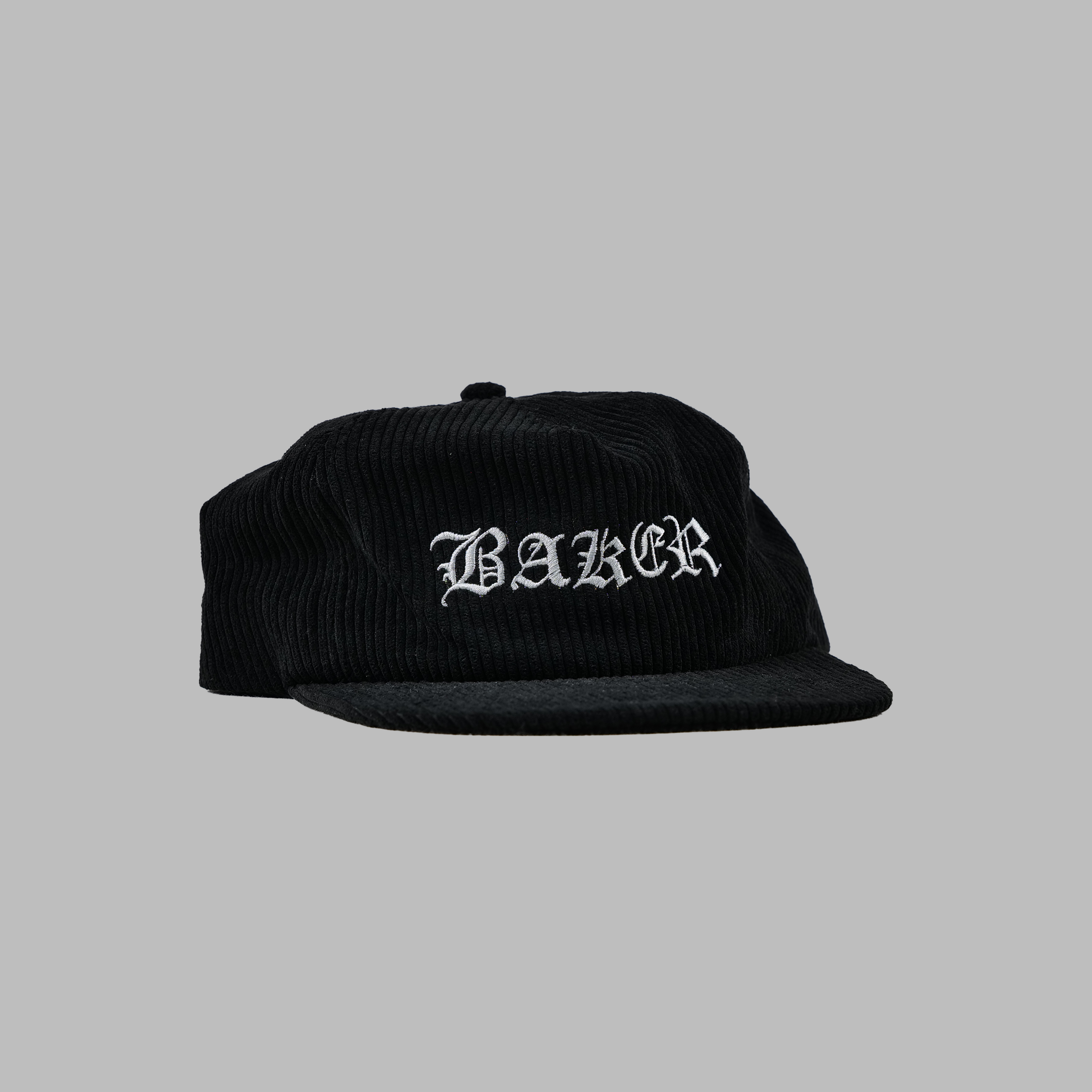 BAKER CAP OLDE CORD Snapback black/grey