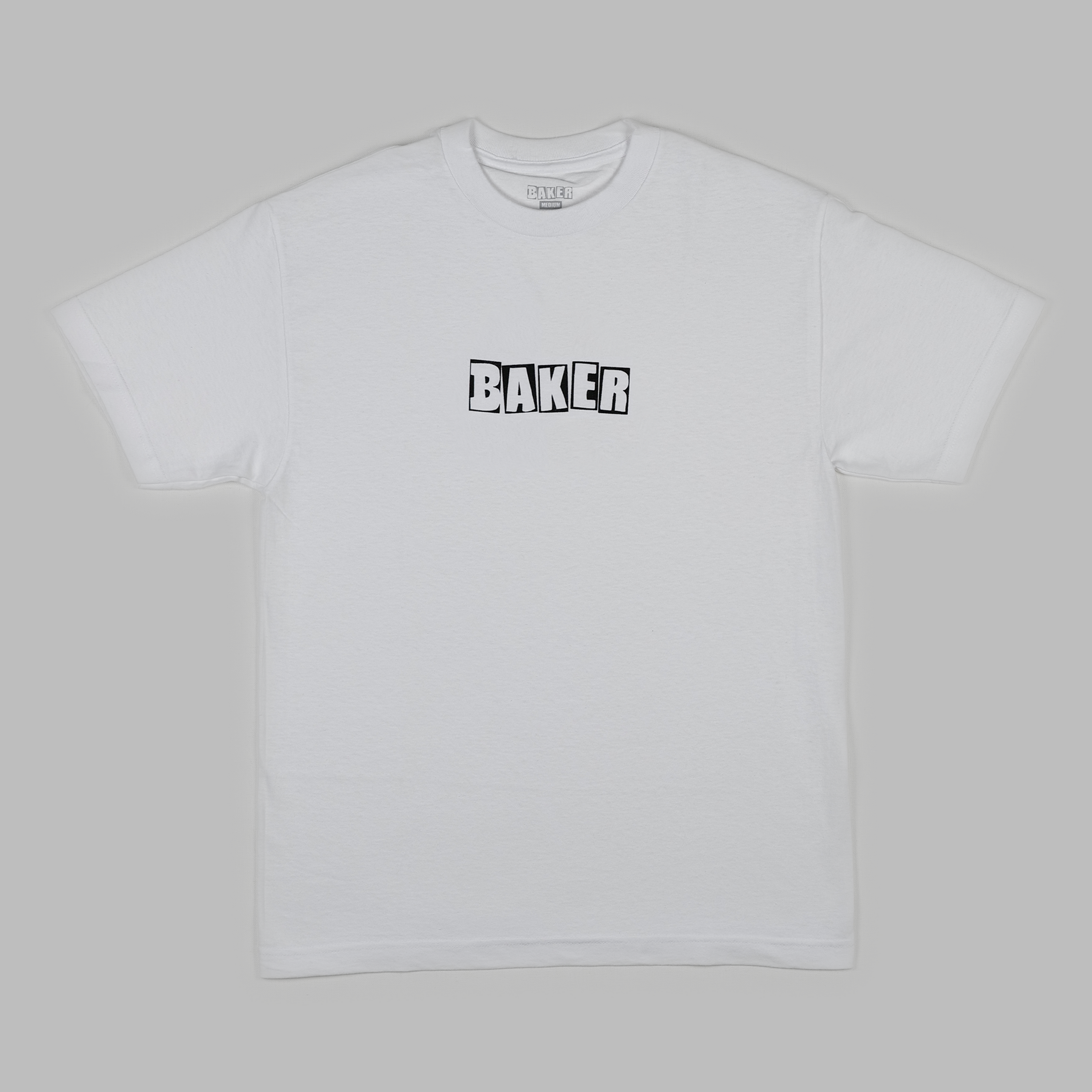 BAKER BRAND LOGO WHITE