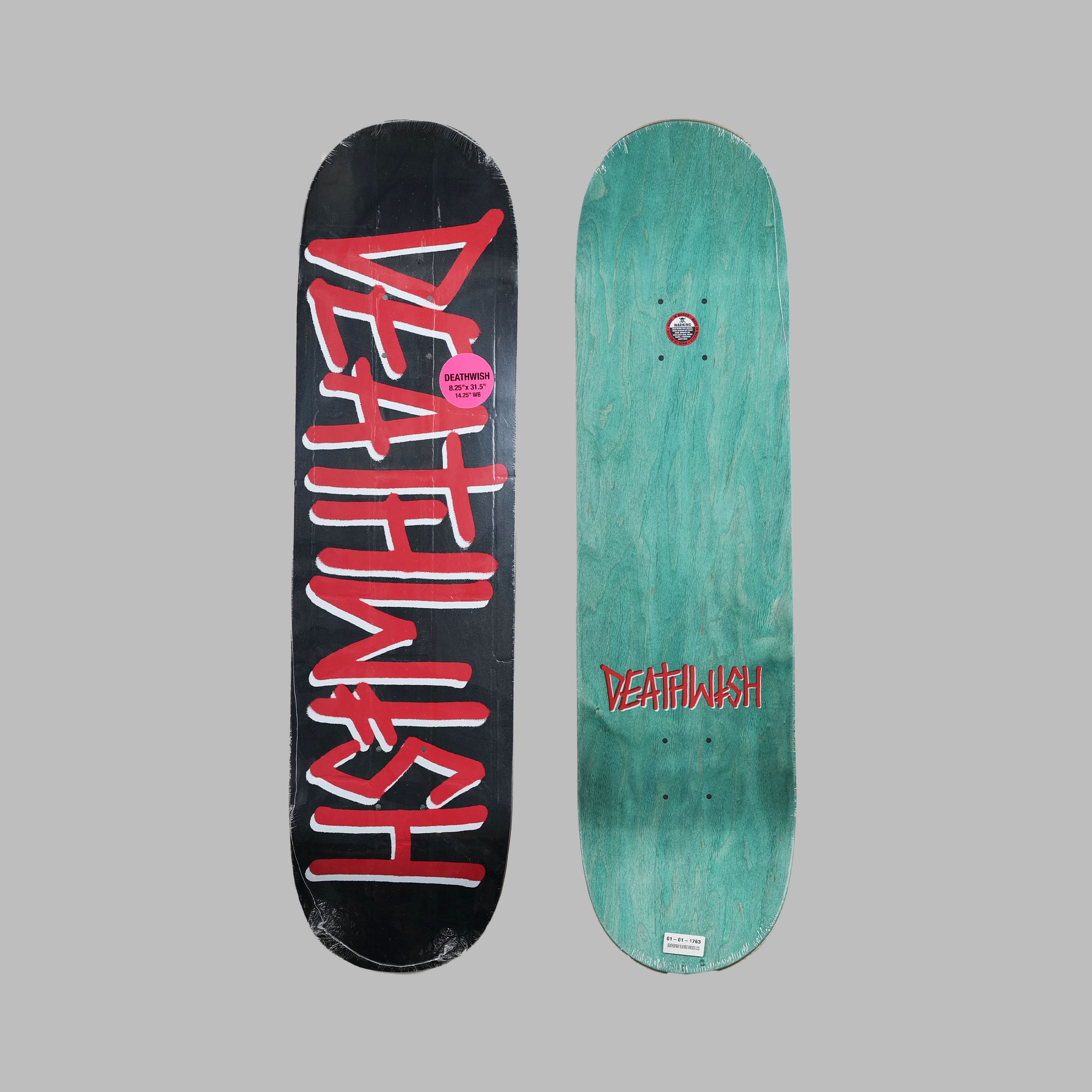 DEATHWISH Deck DEATHSPRAY BLK/RED BRICKS 8.25